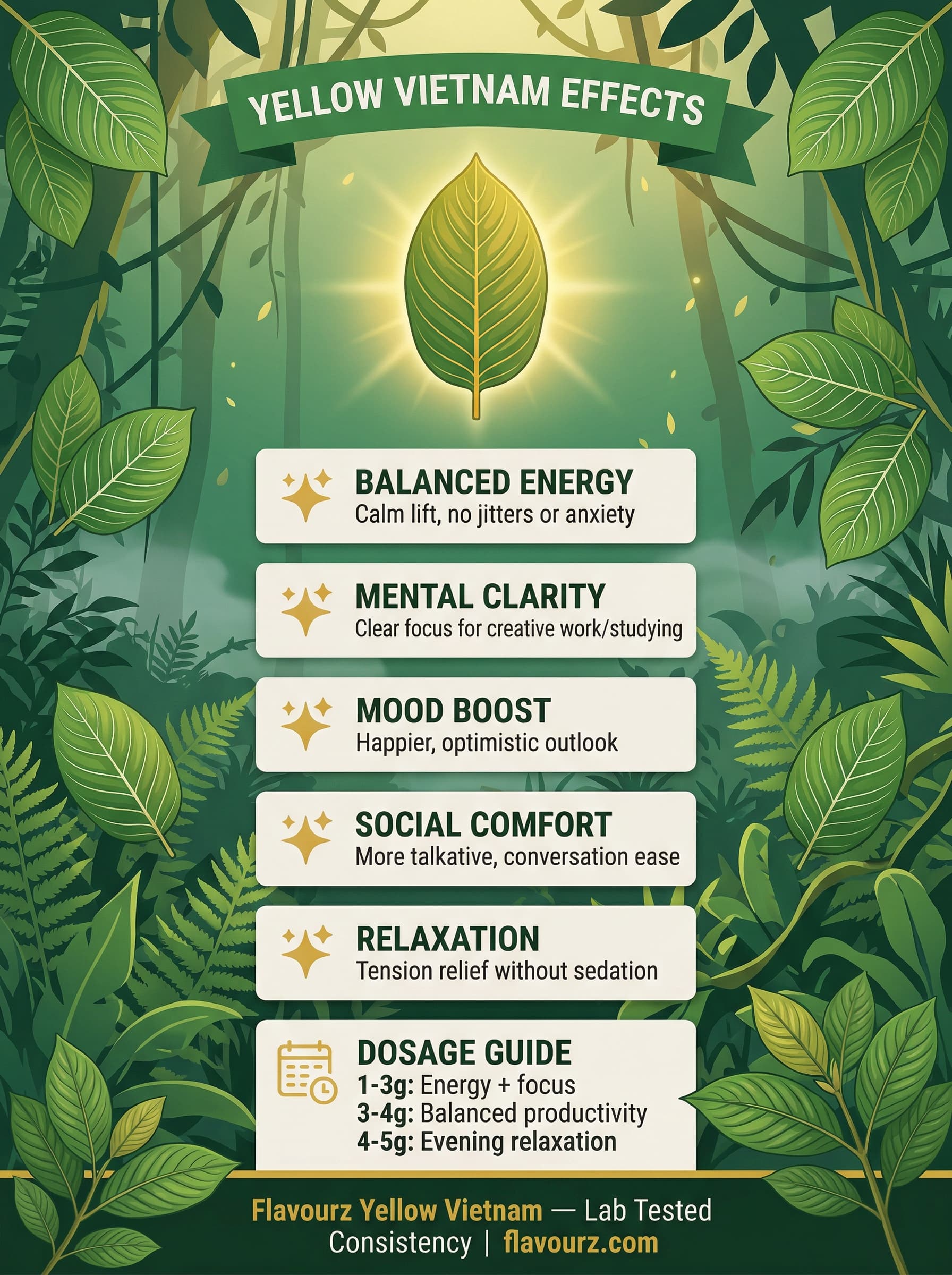 infographic for Yellow Vietnam Effects Profile